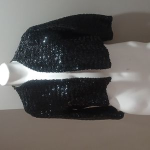Black sequin bolero jacket